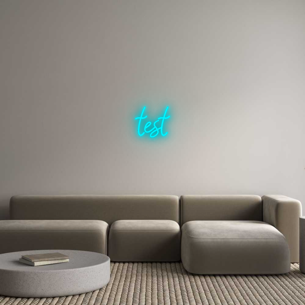 Konfigurator - Neon LED Clip - Personalisierter Indoor Schriftzug test
