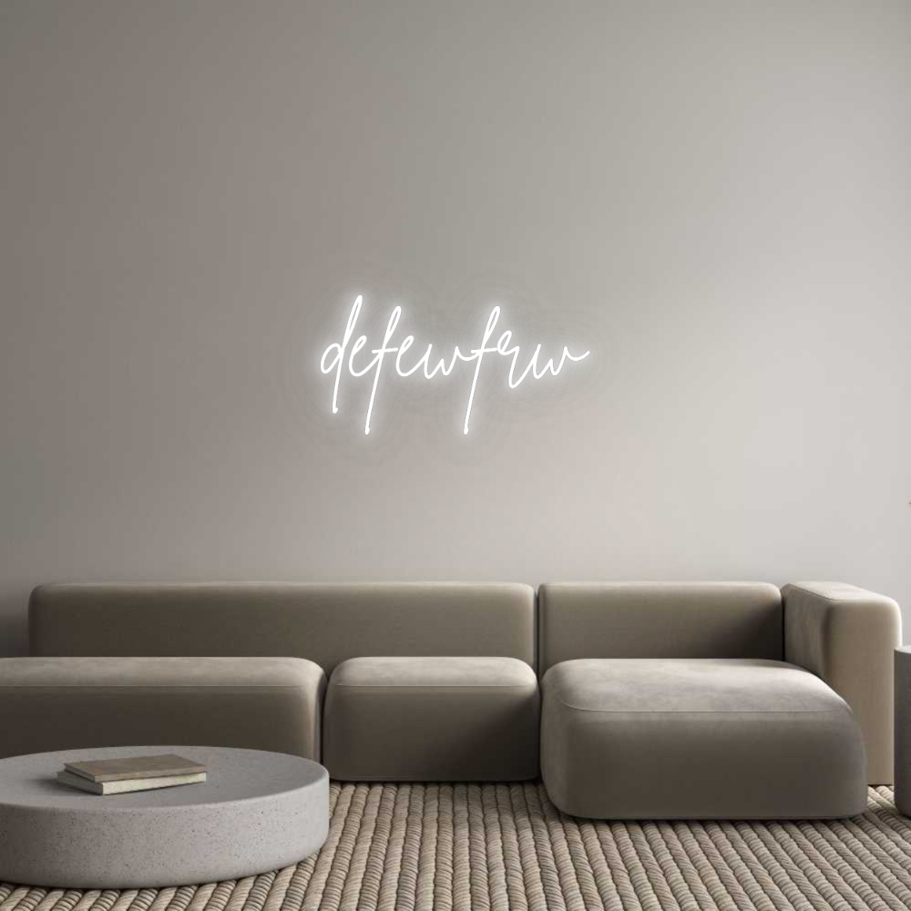 Configurador - Neón LED Flex - Luces de neón personalizadas para interiores defewfrw