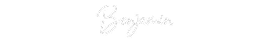 Configurateur - Neon LED Flex - Enseigne néon intérieure personnalisée Benjamin