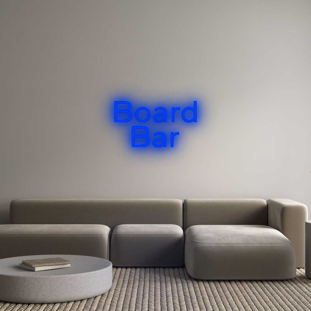 Konfigurator - Neon LED Flex - Personalisierter Indoor Schriftzug Board
Bar