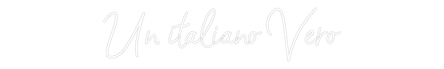 Konfigurator - Neon LED Flex - Personalisierter Indoor Schriftzug Un italiano V...