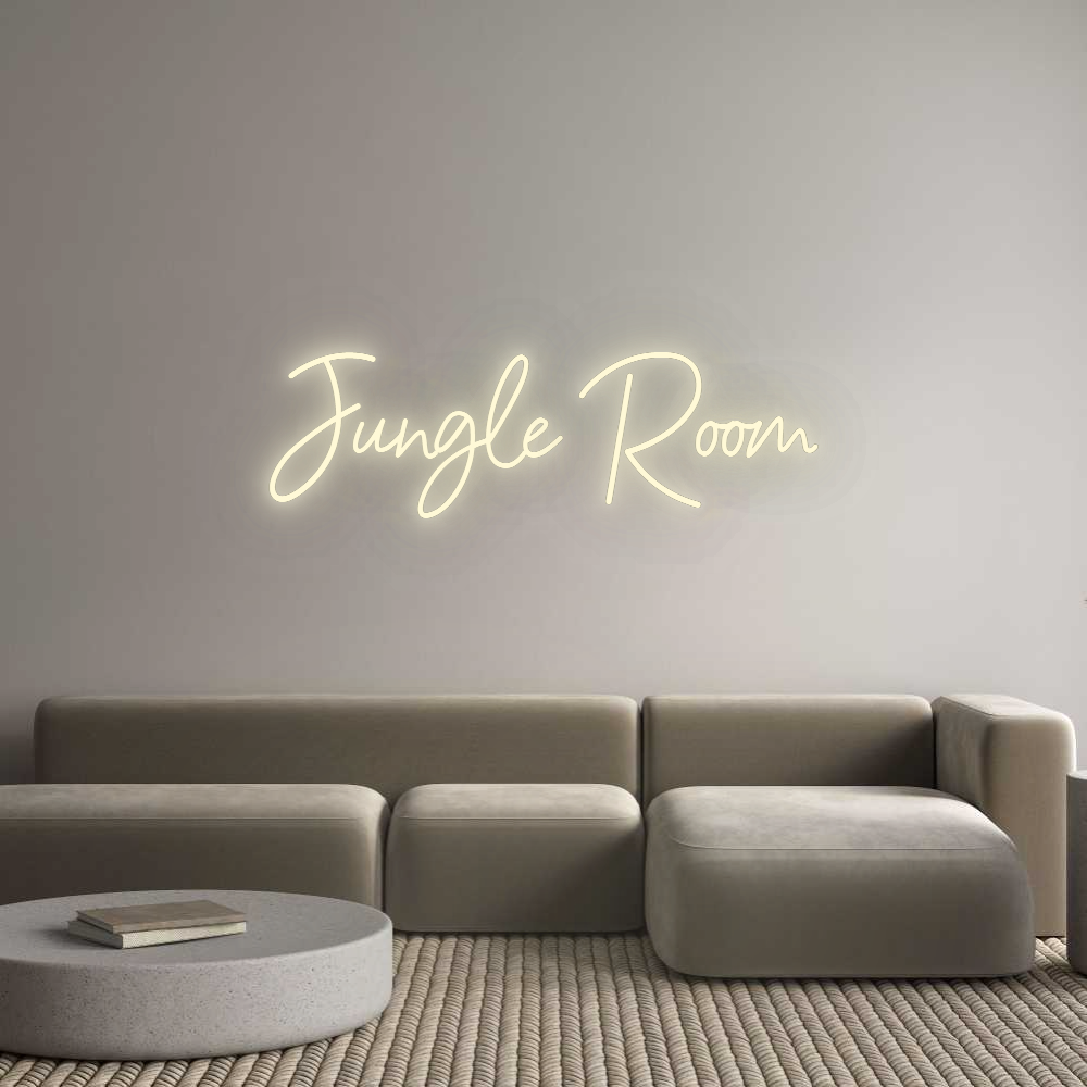Configurateur - Neon LED Flex - Enseigne néon intérieure personnalisée Jungle Room