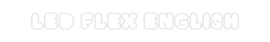 Configurator - Neon LED Flex - Custom Neon Sign Indoor Led Flex Engl...