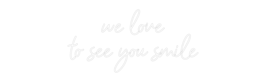Konfigurator - Neon LED Flex - Personalisierter Indoor Schriftzug we love
to s...