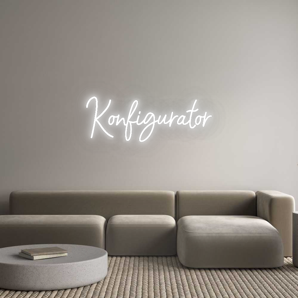 Konfigurator - Neon LED Liquid Acryl - Personalisierter Indoor & Outdoor Schriftzug Konfigurator