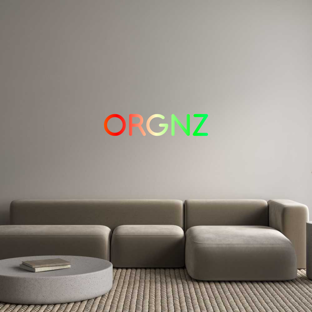 Konfigurator - Neon LED Flex - Personalisierter Indoor Schriftzug ORGNZ