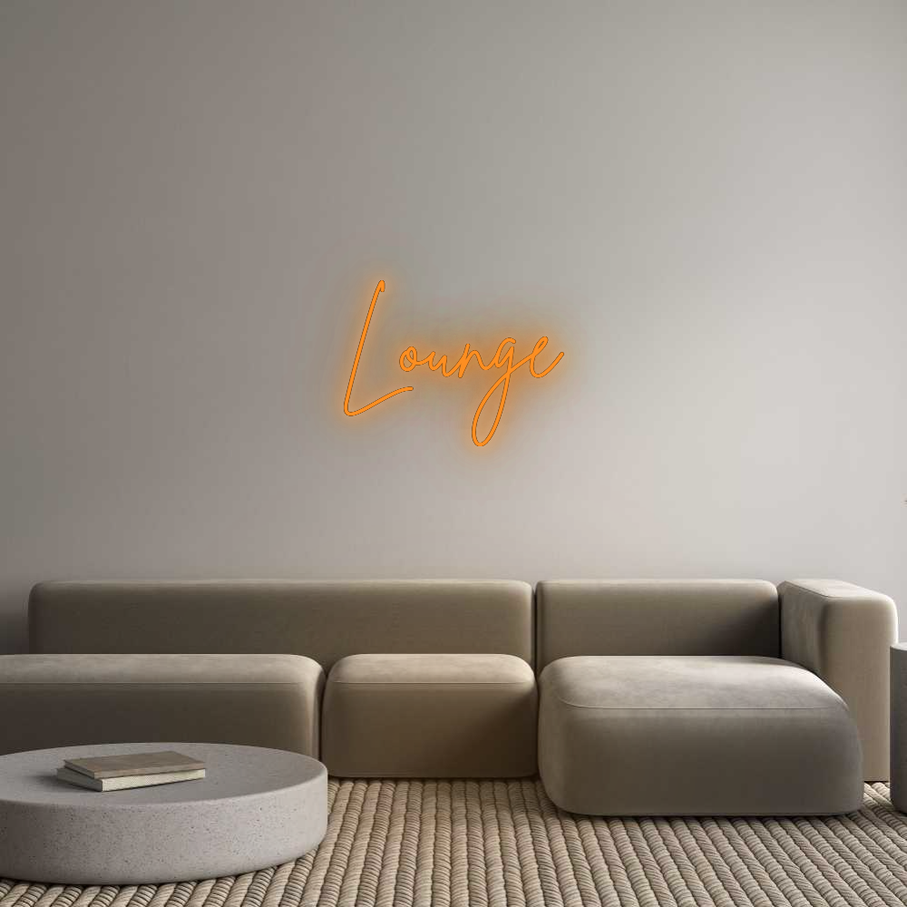 Konfigurator - Neon LED Flex - Personalisierter Indoor Schriftzug Lounge