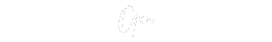 Konfigurator - Neon LED Clip - Personalisierter Indoor Schriftzug Open