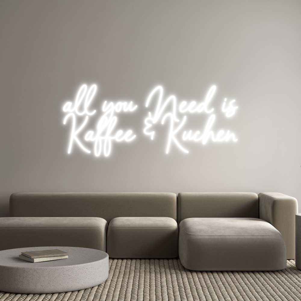 Konfigurator - Neon LED Flex - Personalisierter Indoor Schriftzug all you Need ...