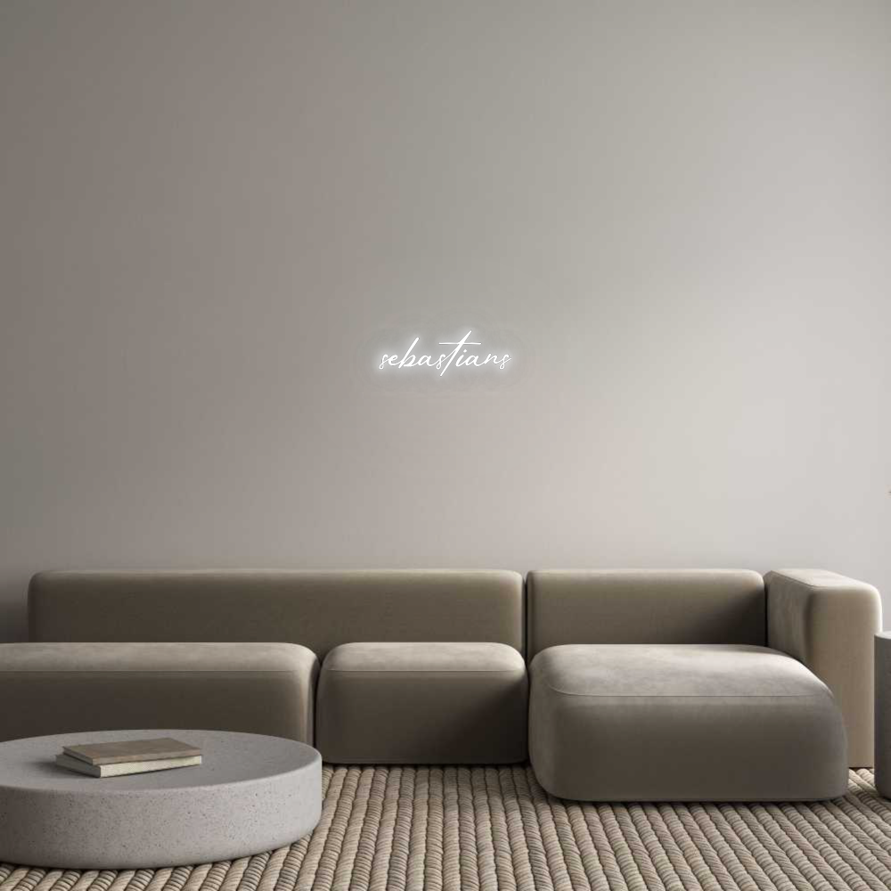 Konfigurator - Neon LED Flex - Personalisierter Indoor Schriftzug sebastians