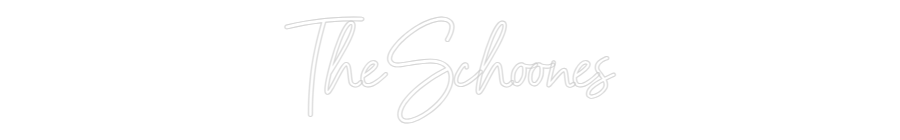 Konfigurator - Neon LED Flex - Personalisierter Indoor Schriftzug TheSchoones
