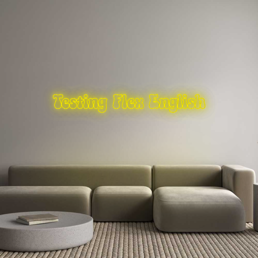 Konfigurator - Neon LED Flex - Personalisierter Indoor Schriftzug Testing Flex ...
