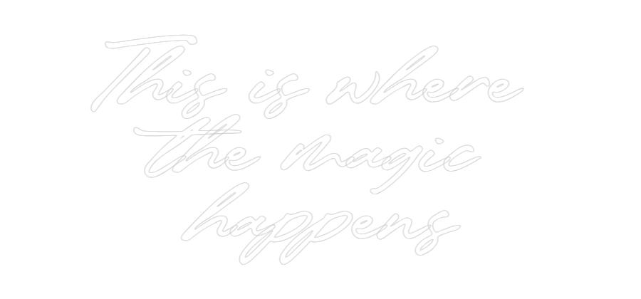 Konfigurator - Neon LED Flex - Personalisierter Indoor Schriftzug This is where...