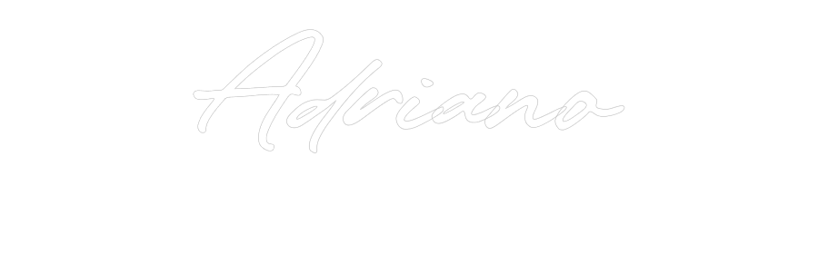 Configurateur - Neon LED Flex - Enseigne néon intérieure personnalisée Adriano