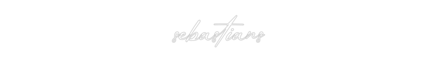 Konfigurator - Neon LED Flex - Personalisierter Indoor Schriftzug sebastians
