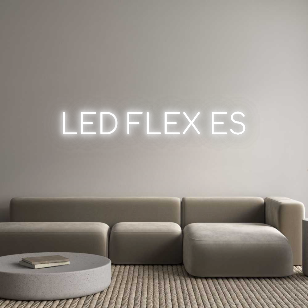 Configurador - Neón LED Flex - Luces de neón personalizadas para interiores LED FLEX ES