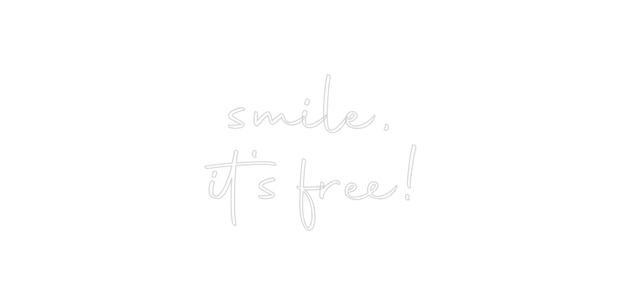 Konfigurator - Neon LED Flex - Personalisierter Indoor Schriftzug ☻
 smile, 
...
