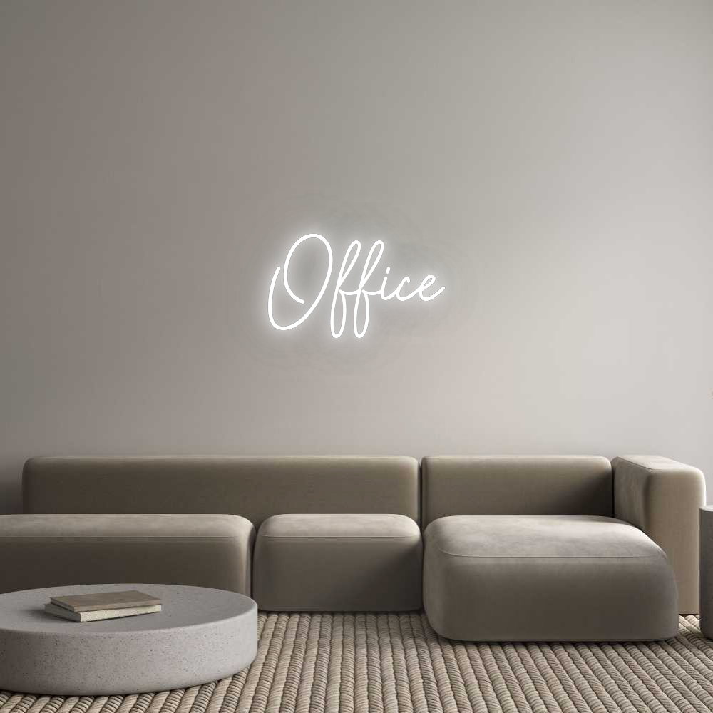 Konfigurator - Neon LED Liquid Acryl - Personalisierter Indoor & Outdoor Schriftzug Office