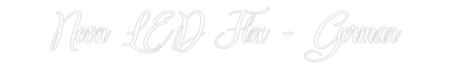 Konfigurator - Neon LED Flex - Personalisierter Indoor Schriftzug Neon LED Flex...