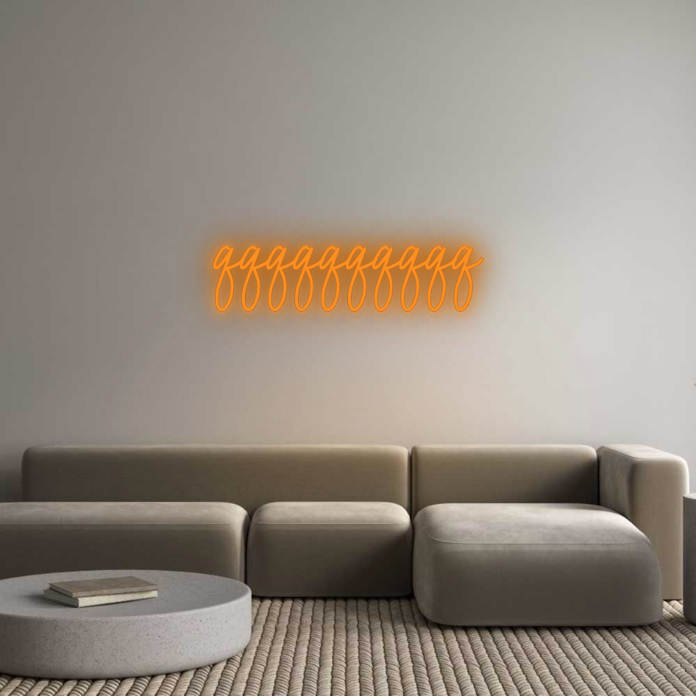 Konfigurator - Neon LED Flex - Personalisierter Indoor Schriftzug qqqqqqqqqq
