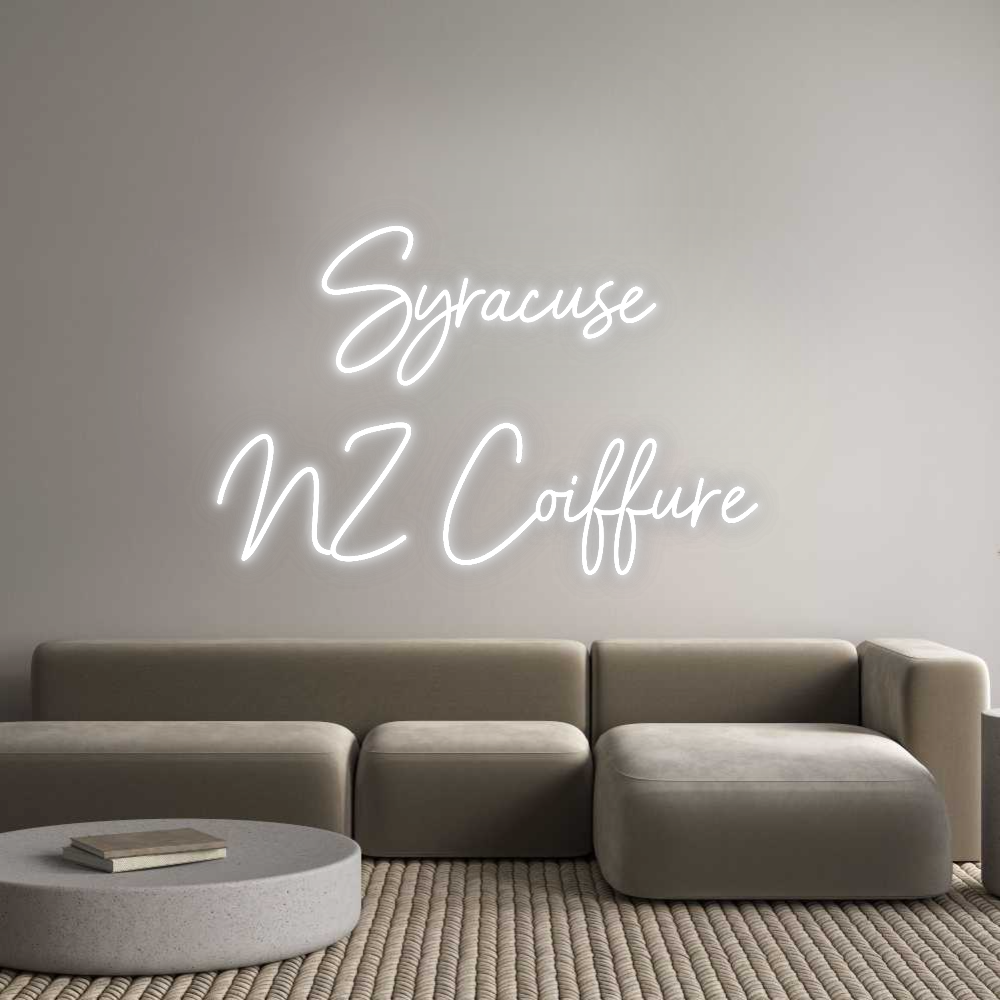 Configurateur - Neon LED Liquid Acryl - Lettres néon personnalisées pour l'intérieur et l'extérieur Syracuse 

...