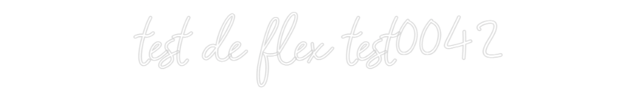 Konfigurator - Neon LED Flex - Personalisierter Indoor Schriftzug test de flex ...