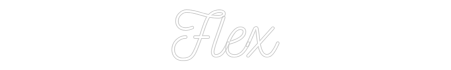 Konfigurator - Neon LED Flex - Personalisierter Indoor Schriftzug Flex