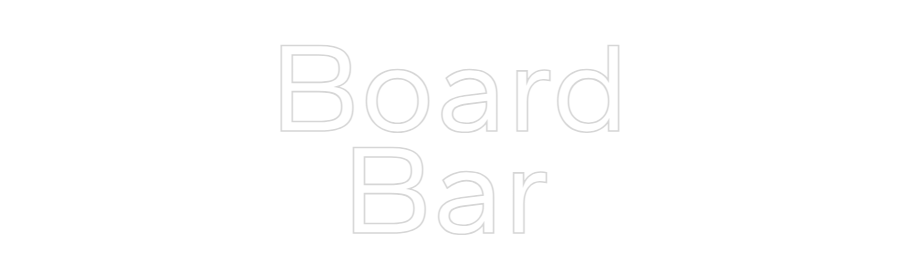 Konfigurator - Neon LED Flex - Personalisierter Indoor Schriftzug Board
Bar
