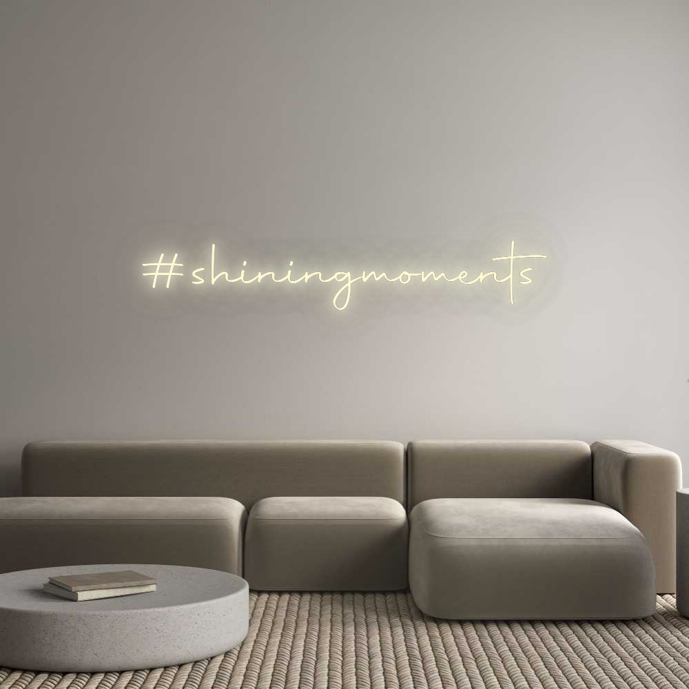 Konfigurator - Neon LED Flex - Personalisierter Indoor Schriftzug #shiningmoments