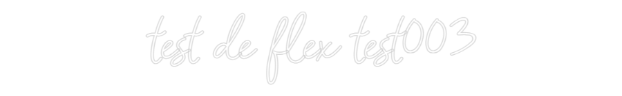 Konfigurator - Neon LED Flex - Personalisierter Indoor Schriftzug test de flex ...