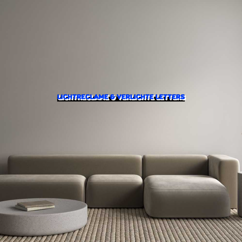 Configurator - Gepersonaliseerde neonreclame & verlichte letters voor binnen en buiten Lichtreclame ...