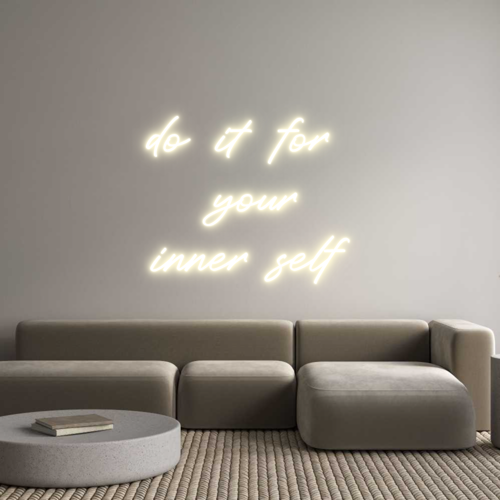Konfigurator - Neon LED Flex - Personalisierter Indoor Schriftzug do it for 
y...