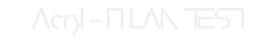 Configuratore - Neon LED Liquid Acryl - Scritte al neon personalizzate per interni ed esterni Acryl - IT LA...