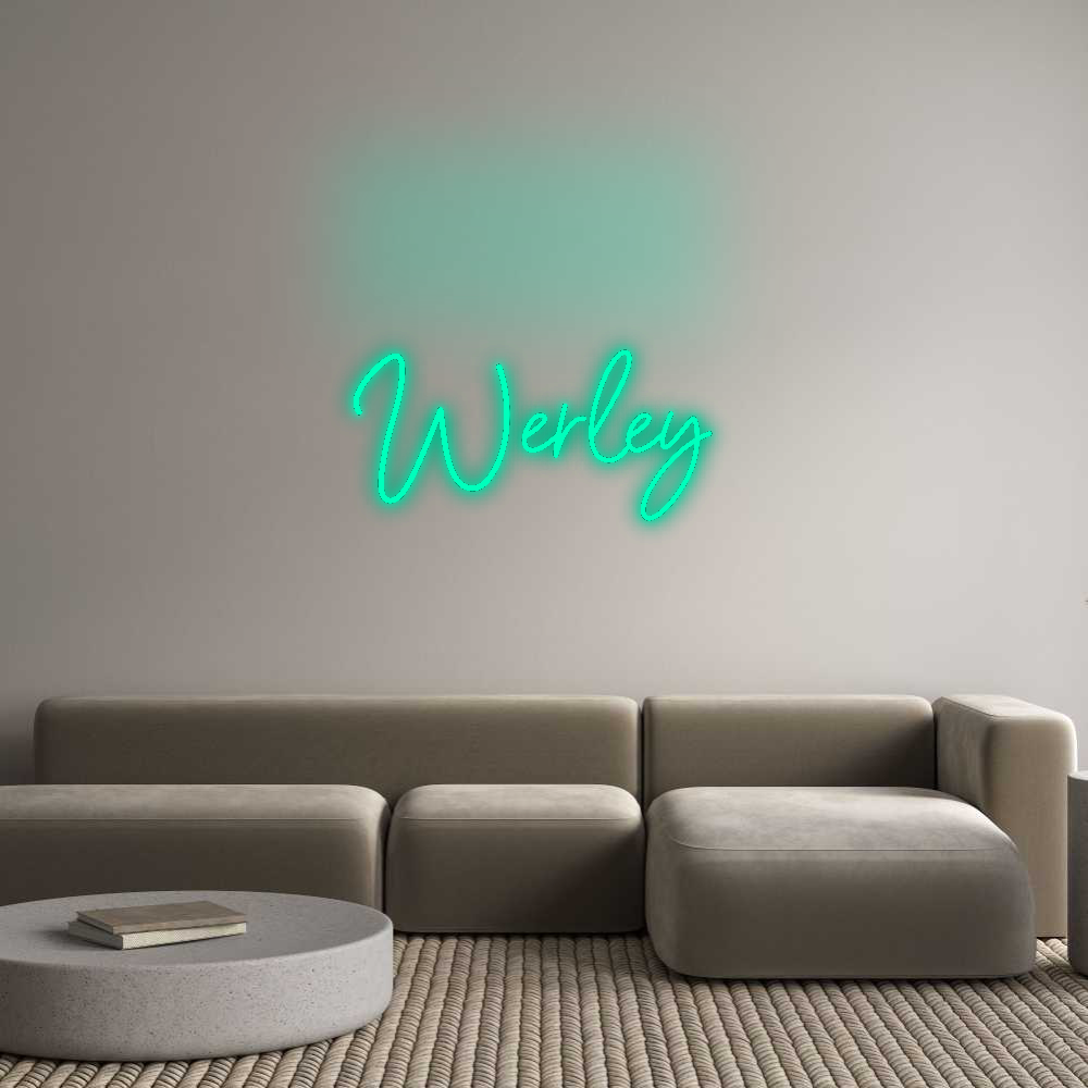 Configurateur - Neon LED Flex - Enseigne néon intérieure personnalisée Werley
