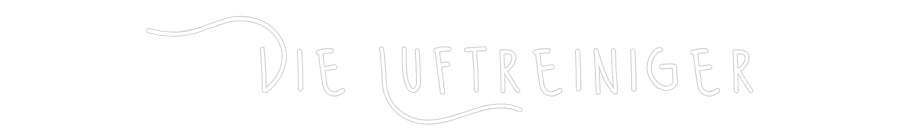 Konfigurator - Neon LED Flex - Personalisierter Indoor Schriftzug Die Luftreini...