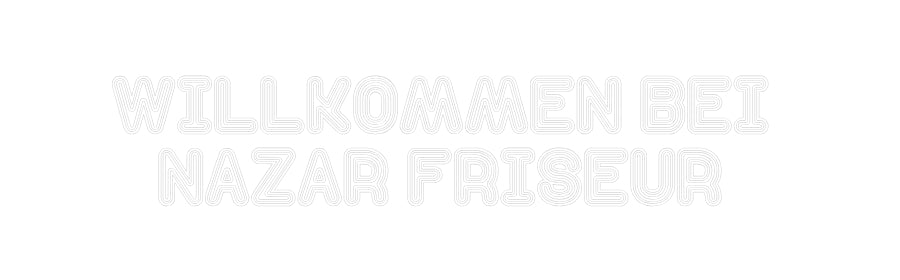 Konfigurator - Neon LED Flex - Personalisierter Indoor Schriftzug Willkommen be...