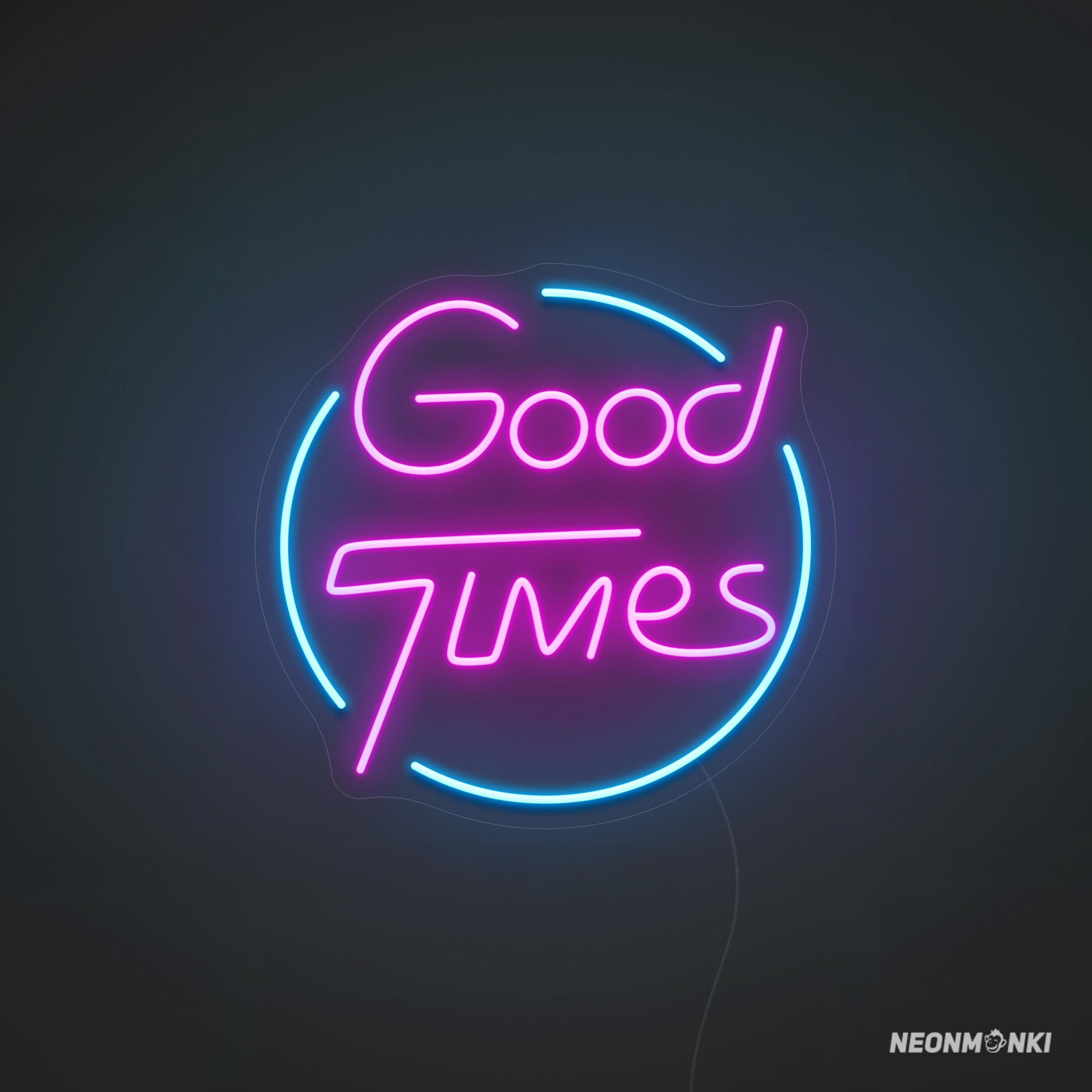 Neon LED Licht "good times" – Gute Stimmung für Deine Bar - NEONMONKI