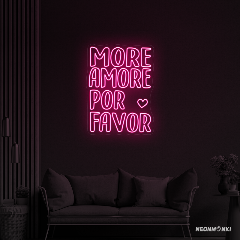 More Amore por Favor – Liebe auf Knopfdruck in Neon