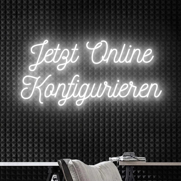 Konfigurator - Neon LED Flex Schild - Personalisierter Indoor Leuchtschriftzug
