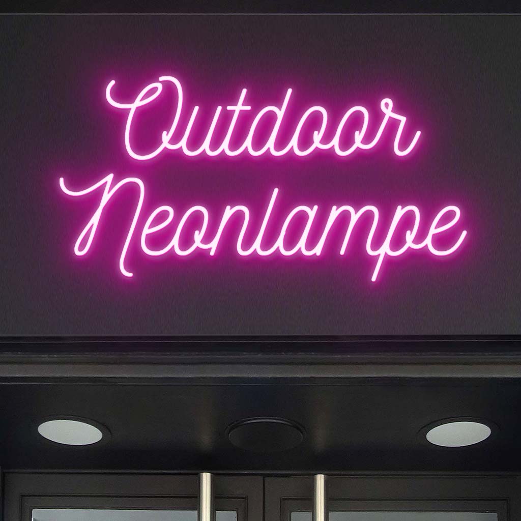 Konfigurator - Neon LED Liquid Acryl Schild - Personalisierter Indoor & Outdoor Leuchtschriftzug