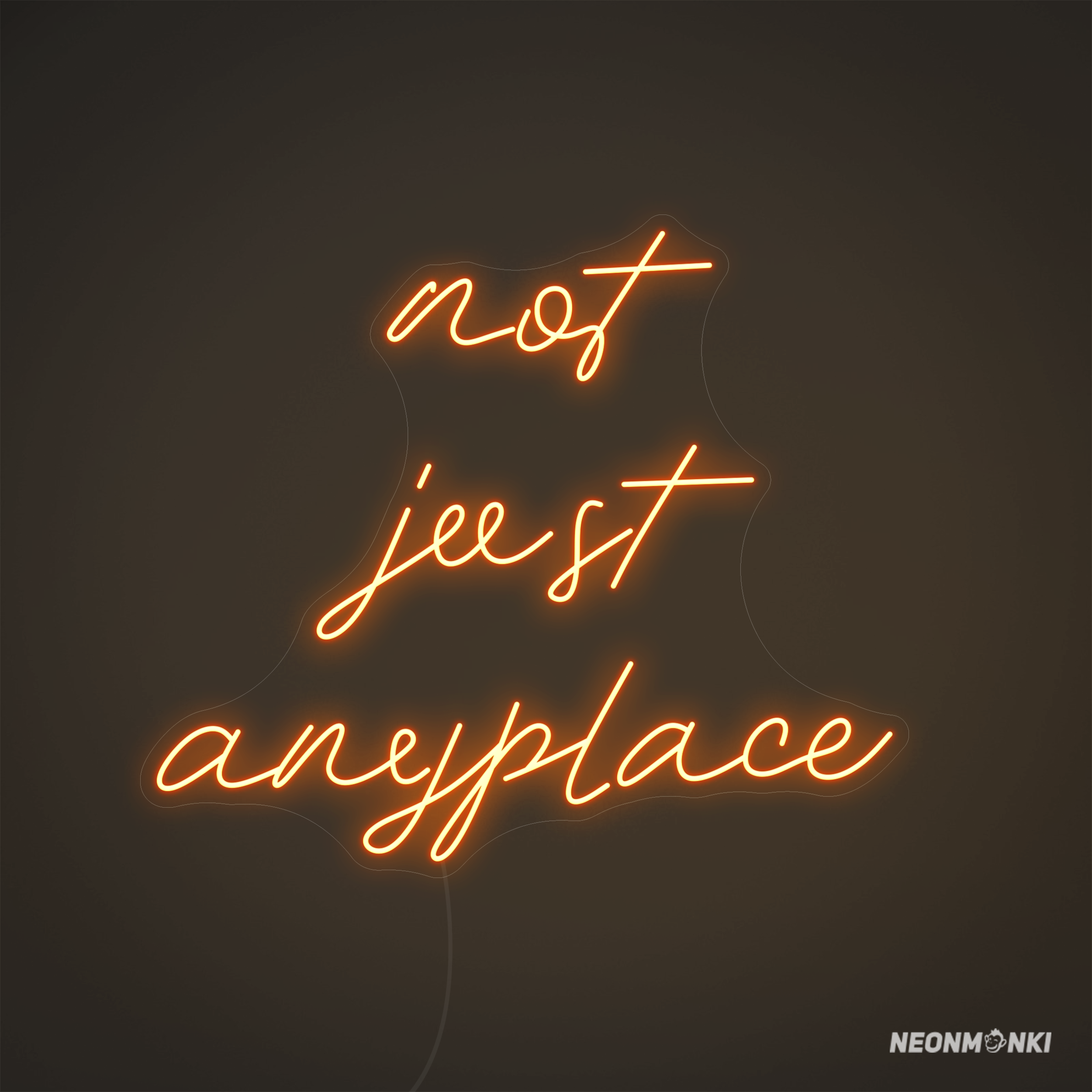 NEONMONKI_not_just_any_place_neon_schriftzug