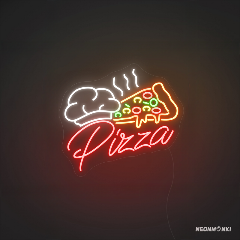 Leuchtschild LED Neon Logo Pizza für Pizzeria-Deko