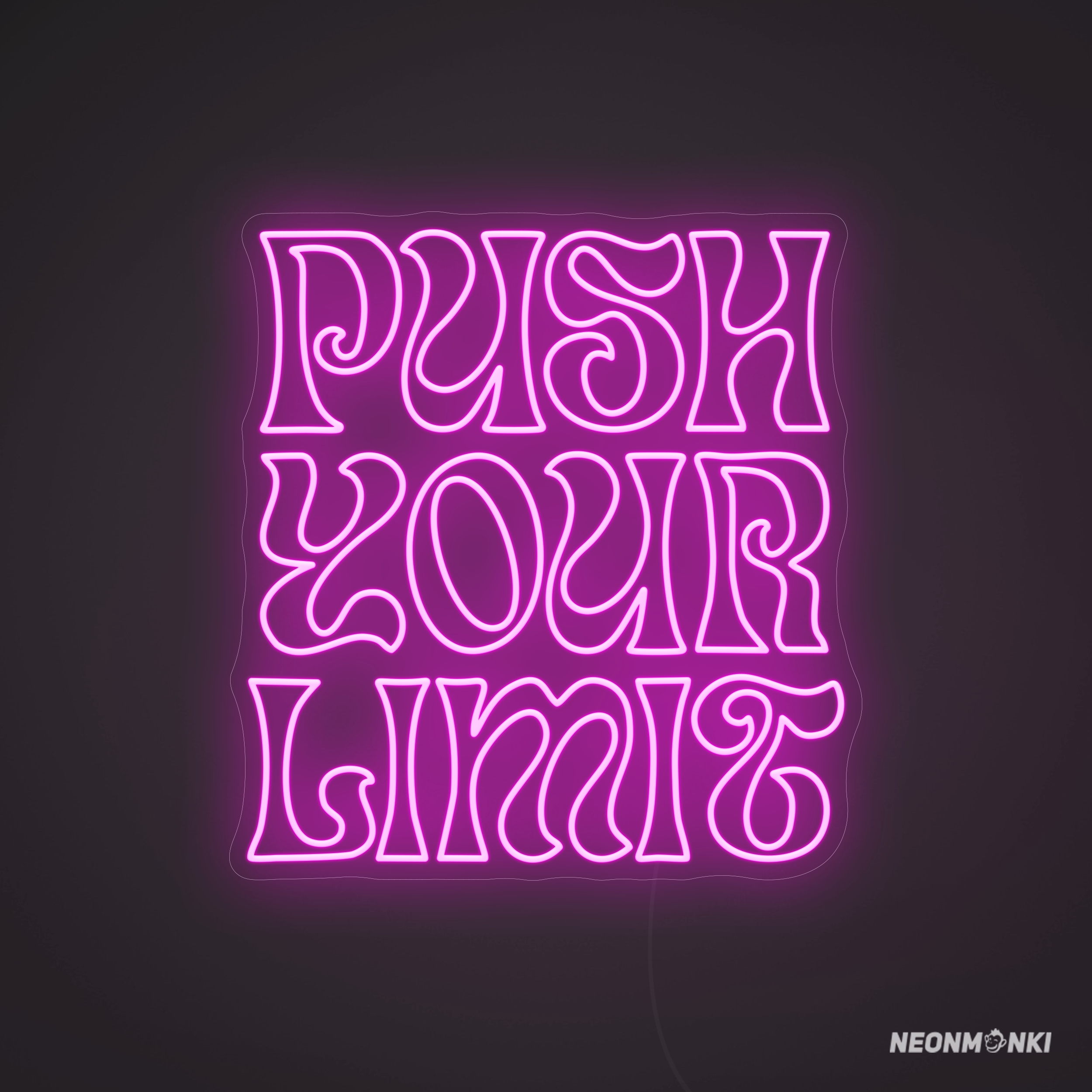 Push Your Limit – Deine tägliche Dosis Motivation als Neon LED