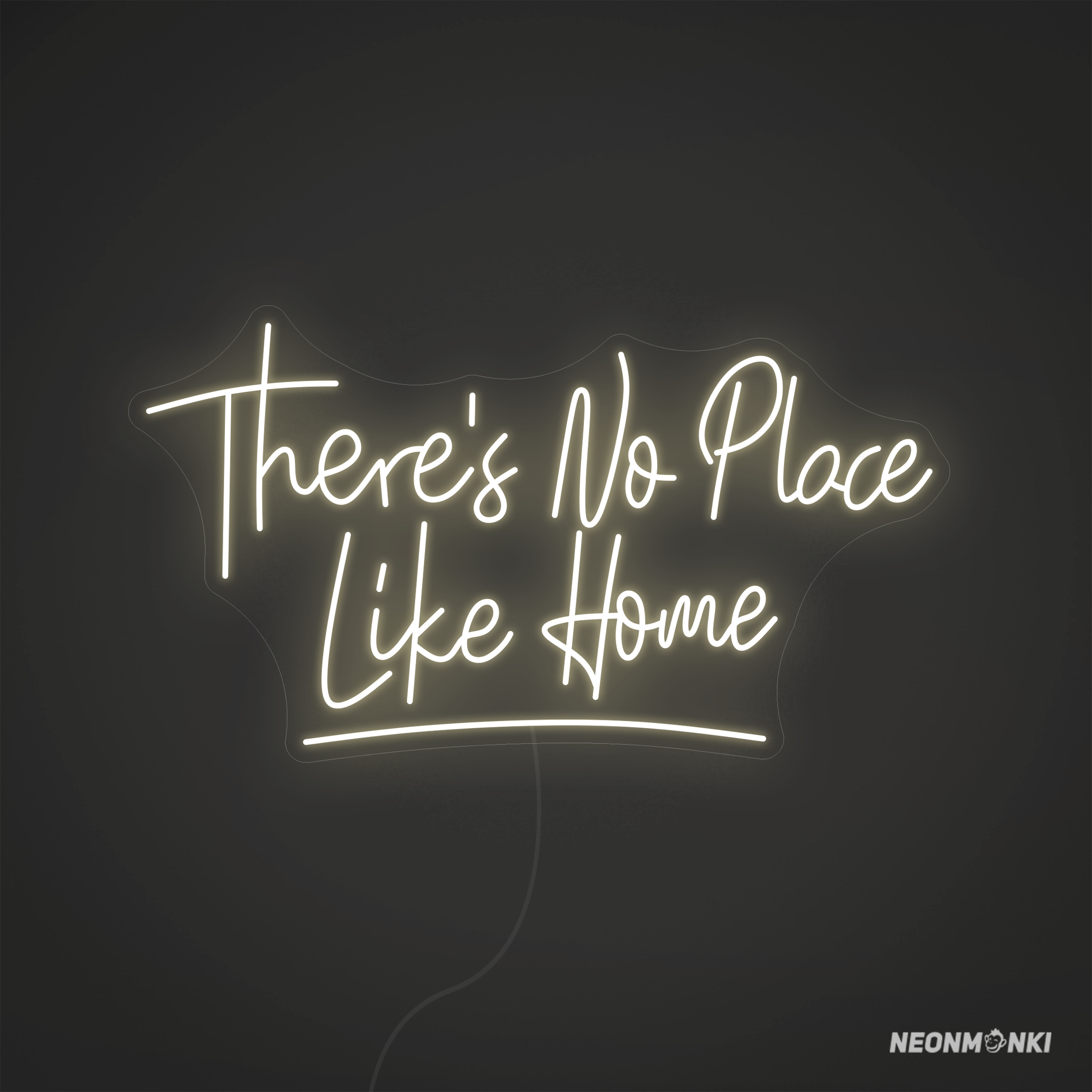 There is no place like home Neonschild – von NEONMONKI für dein Zuhause