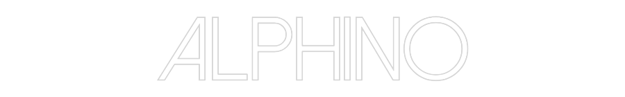 Configurateur - Neon LED Flex - Enseigne néon intérieure personnalisée ALPHINO