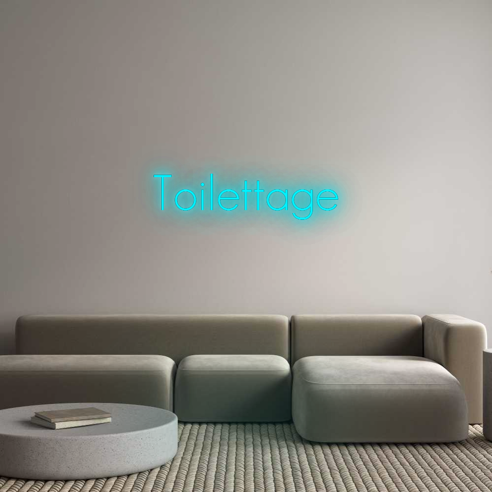 Configurateur - Neon LED Flex - Enseigne néon intérieure personnalisée Toilettage