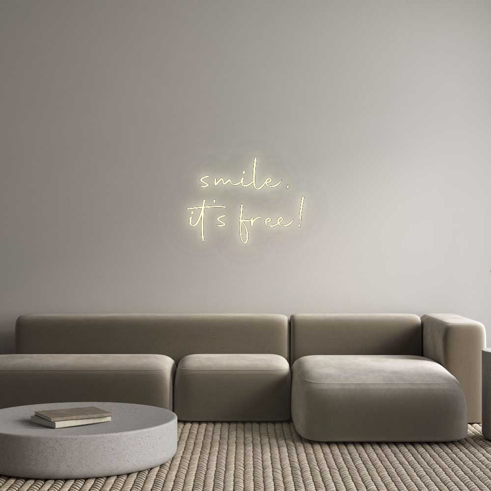 Konfigurator - Neon LED Flex - Personalisierter Indoor Schriftzug ☻
 smile, 
...