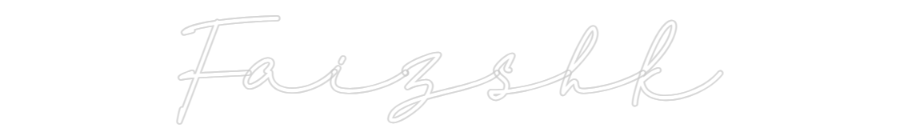 Configurator - Neon LED Flex - Custom Neon Sign Indoor Faizshk