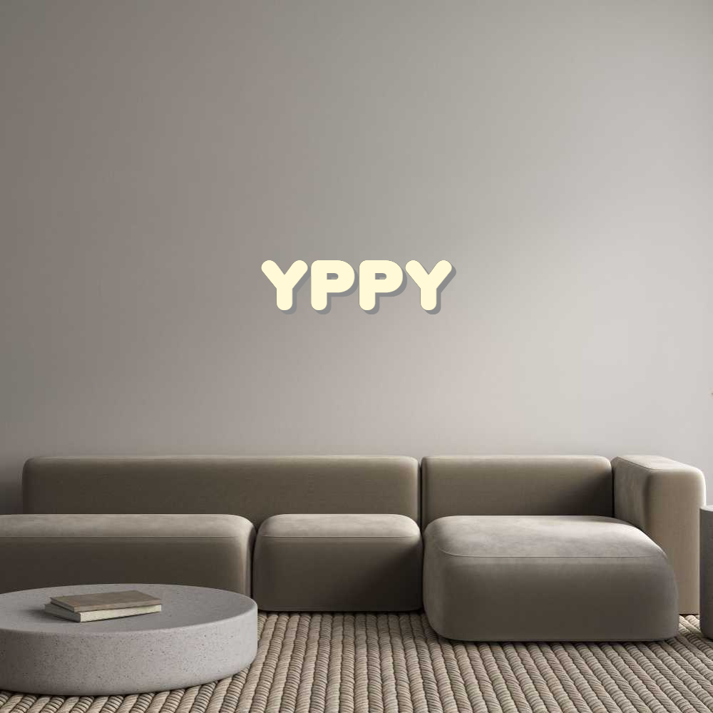 Konfigurator - Personalisierte Leuchtreklame & Leuchtbuchstaben YPPY
