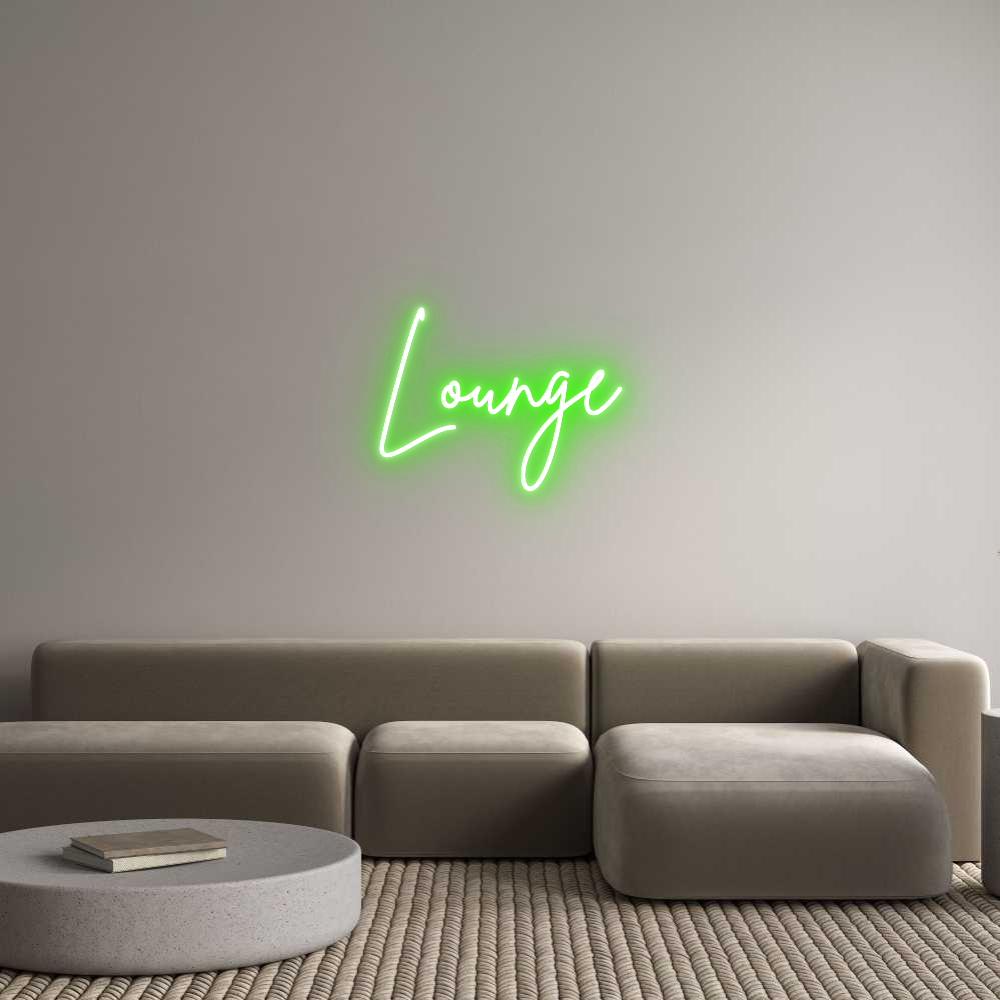 Konfigurator - Neon LED Clip - Personalisierter Indoor Schriftzug Lounge